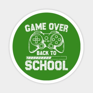 Game Over Back To School Magnet